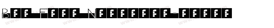 Box Font Negative字体转换